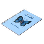 Carnet Septembre Papillon Gemstone - Peacock Royal (Côté gauche)