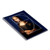 Carnet Séquence Leonardo da Vinci Mona Lisa Fibonacci (Côté Droit)