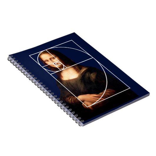 Carnet Séquence Leonardo da Vinci Mona Lisa Fibonacci (Côté Droit)