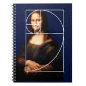 Carnet Séquence Leonardo da Vinci Mona Lisa Fibonacci (Devant)