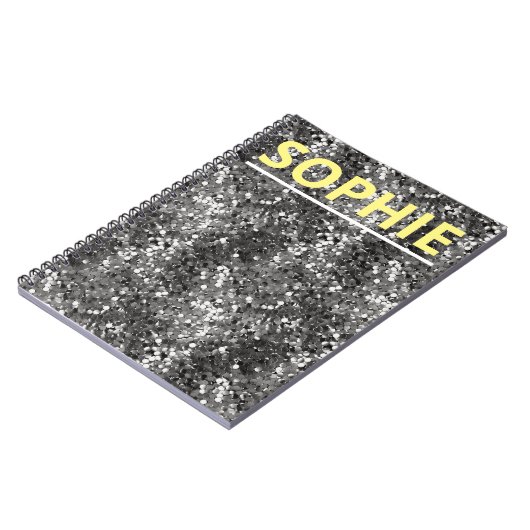 Carnet Séquence métallique en argent (Côté gauche)