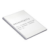 Carnet Serendipity notebook (Côté Droit)