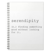 Carnet Serendipity notebook (Devant)