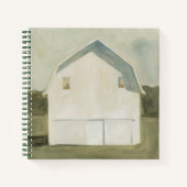 Carnet Serene Barn - Blanc (Devant)