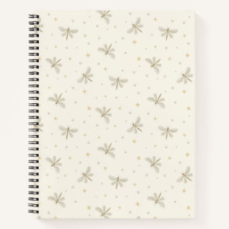 Carnet Serene Dragonflies Spiral Notebook
