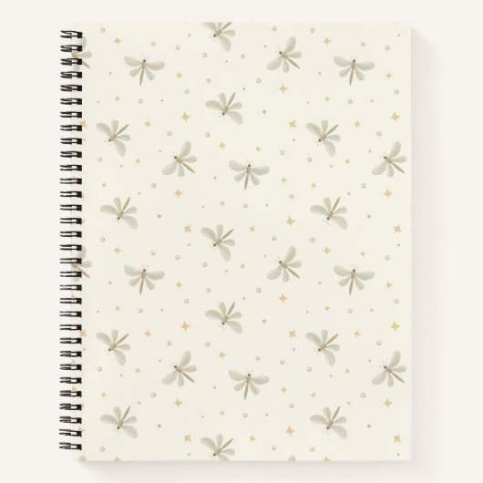 Carnet Serene Dragonflies Spiral Notebook (Devant)
