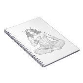 Carnet Serene Elf Warrior | Fantasy Anime Character Art (Côté Droit)