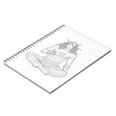 Carnet Serene Elf Warrior | Fantasy Anime Character Art (Côté gauche)