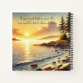 Carnet Serene Lake & Quote (Dos)