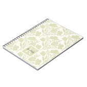 Carnet Serene Neutral Florals Monogramme (Côté gauche)