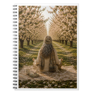 Carnet Serene Orchard Sticky Notes | Romantic Botanical