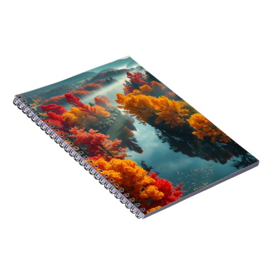 Carnet Serene River Shore Reflection Nature Art  (Côté Droit)