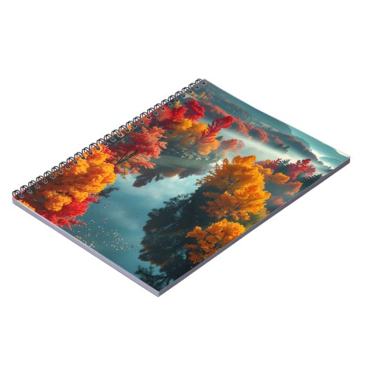 Carnet Serene River Shore Reflection Nature Art  (Côté gauche)