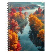 Carnet Serene River Shore Reflection Nature Art  (Devant)