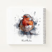 Carnet Serene Robin, personnalisée (Dos)