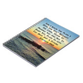 CARNET SERENE SLEVER JEREMIAH 29:11 CONCEPTION DE SCRIPTU (Côté gauche)