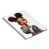 Carnet Serene Sparkle Muse Spiral Photo Notebook (Côté Droit)