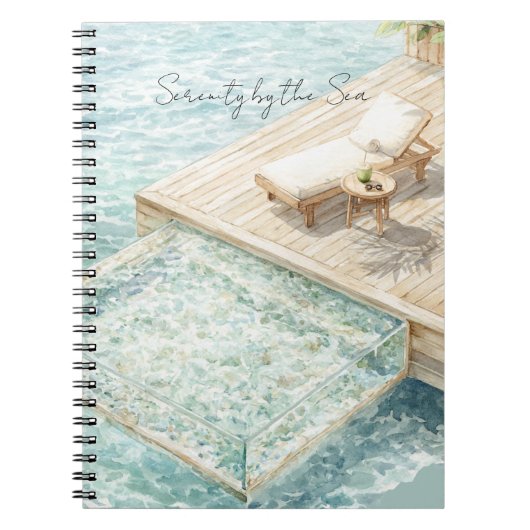 Carnet Sérénité au bord de la mer (Devant)