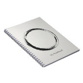 Carnet Sérénité circulaire : Brosse sur sol pâle (Côté Droit)