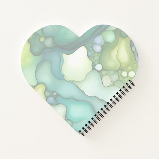 Carnet Sérénité dans les formes Abstraites vertes (Dos)