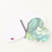 Carnet Sérénité dans les formes Abstraites vertes (Intérieur)