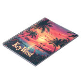 Carnet Sérénité occidentale clé : coucher de soleil tropi (Côté gauche)