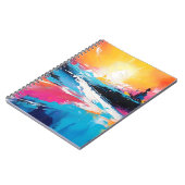 Carnet Sérénité radiante : Réflexions Abstraites sur le c (Côté gauche)