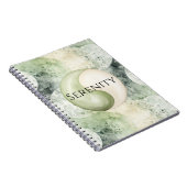 Carnet Sérénité Yin Yang Vert (Côté Droit)