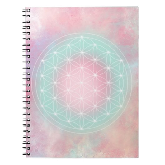 Carnet Serenity Flower of Life (Devant)
