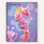 Carnet Serenity Seahorse & Seashell (Devant)