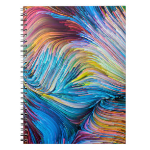 Carnet Série Color In Motion. Design Arrière - plan de Fl
