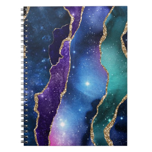 Carnet Série Galaxy Agate Design 13 (Devant)