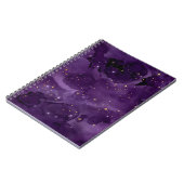 Carnet Série Galaxy Violet Design 8 (Côté gauche)