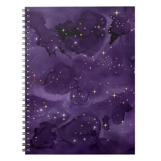 Carnet Série Galaxy Violet Design 8 (Devant)