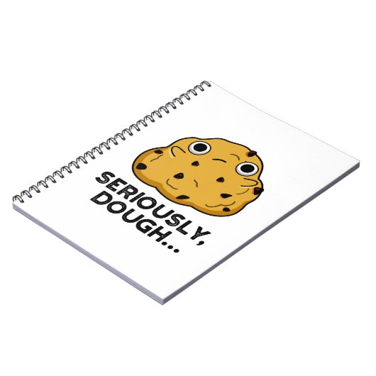 Carnet Sérieusement Dough Funny Baking Food Pun (Côté gauche)
