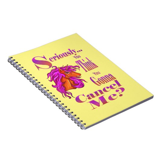 Carnet Sérieusement, Vous Pensez Que Vous Allez M'Annuler (Côté Droit)