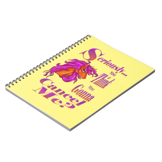 Carnet Sérieusement, Vous Pensez Que Vous Allez M'Annuler (Côté gauche)