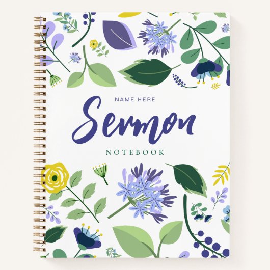 Carnet Sermon moderne (Devant)