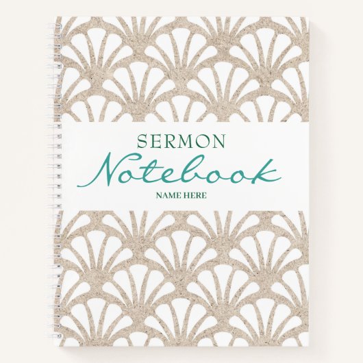 Carnet Sermon moderne (Devant)