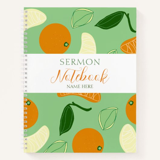 Carnet Sermon moderne (Devant)