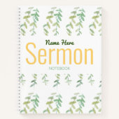 Carnet Sermon moderne (Devant)