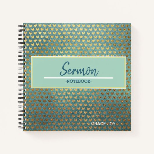 Carnet Sermon moderne (Devant)