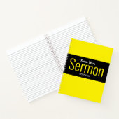 Carnet Sermon moderne (Intérieur)