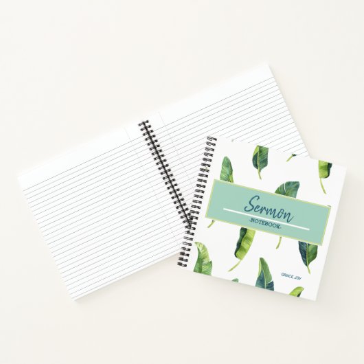 Carnet Sermon moderne (Intérieur)