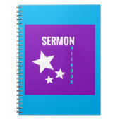 Carnet Sermon Simple À Écrire (Devant)