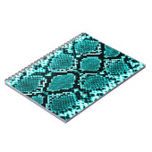 Carnet Serpent à sonnette à sonnette de diamant Aqua (Côté gauche)