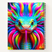 Carnet Serpent arc-en-ciel (Dos)