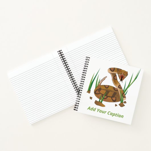 Carnet Serpent dans l'herbe (Intérieur)