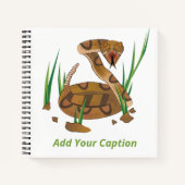 Carnet Serpent dans l'herbe (Devant)