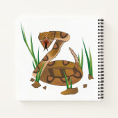 Carnet Serpent dans l'herbe (Dos)